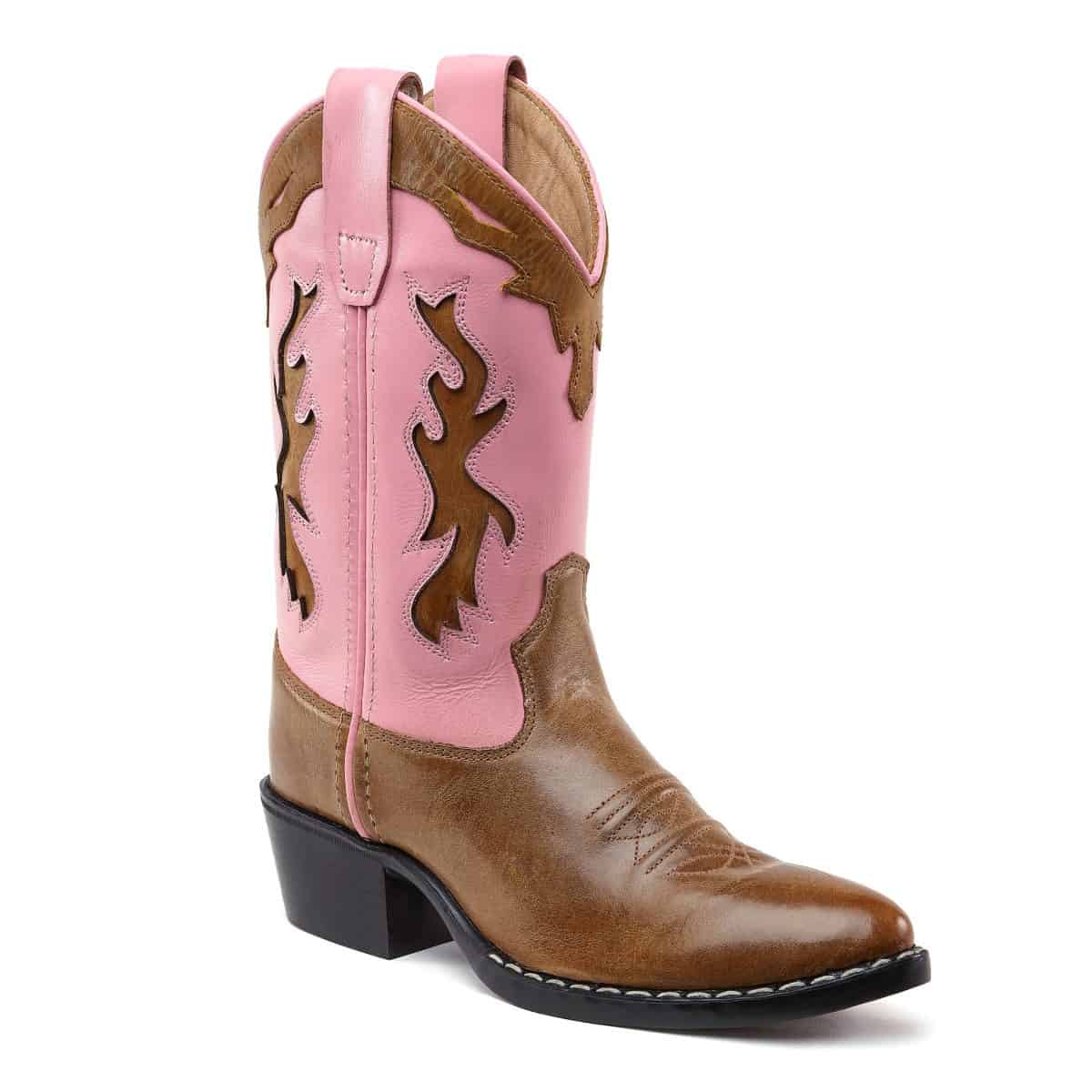 lilbobs.nl-boots-bootstock-roze-bruin-cowboylaarzen-bootstock