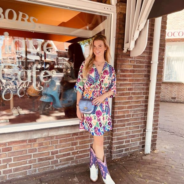 lilbobs.nl-korte-jurk-gekleurd
