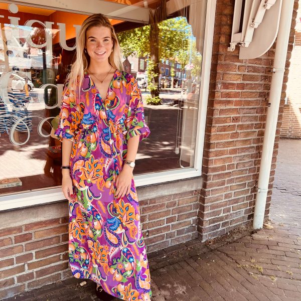 lilbobs.nl-lange-jurk-vlinderjurk-gekleurd-paars