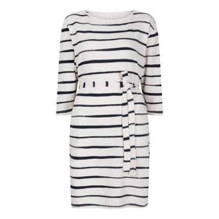NAVY NATURAL - Jane Dress Navy stripe