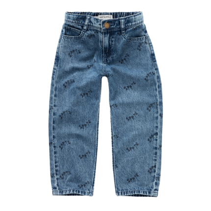 SPROET & SPROUT - Straight denim pants SPRT& print